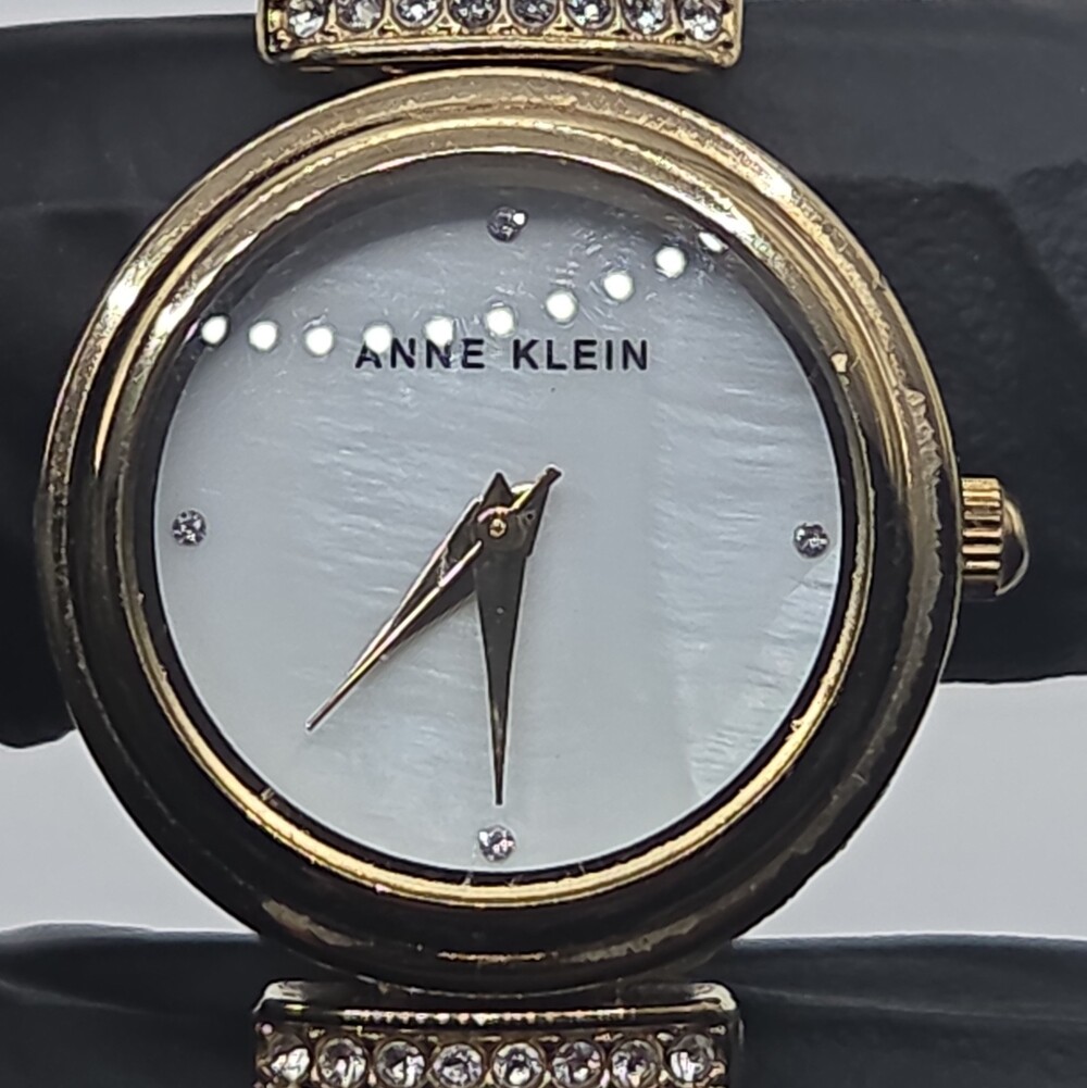Anne Klein AK/2678 Women’s Gold Tone Bracelet Quartz Watch